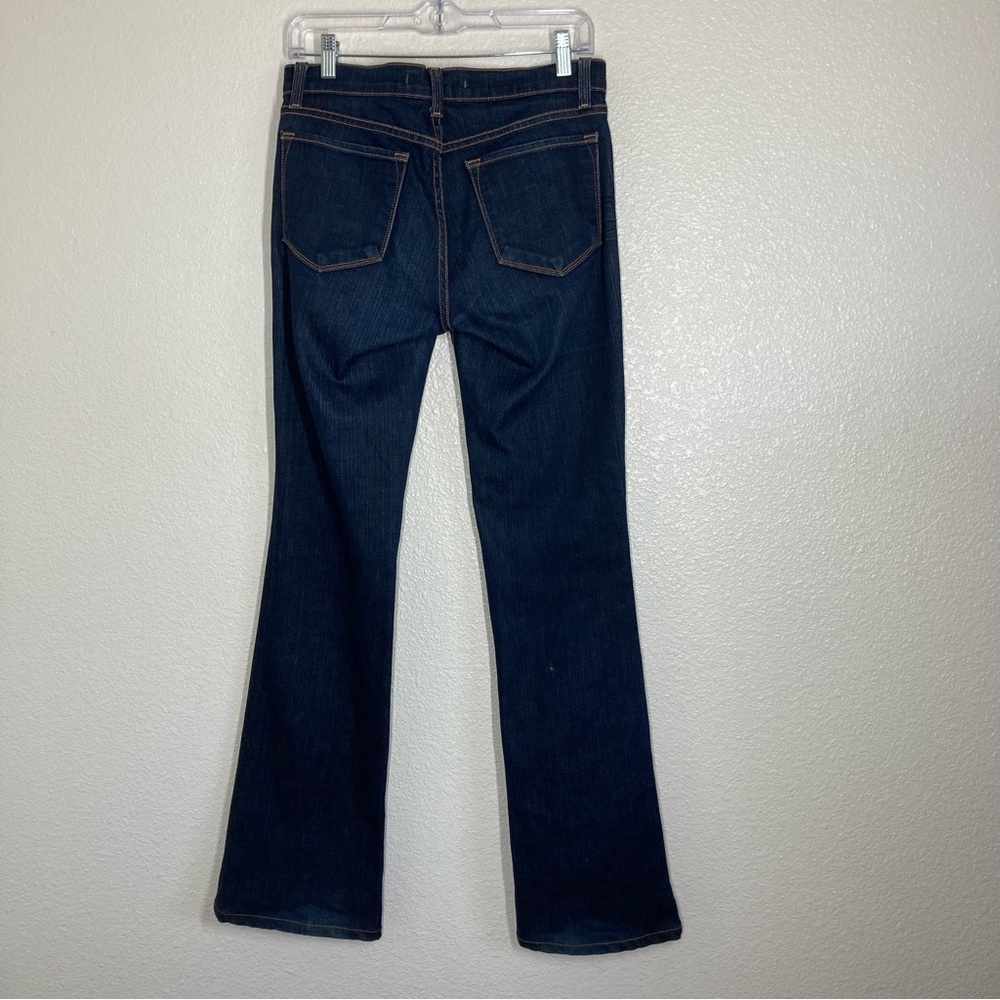 J Brand Womens Boot Cut Denim Jeans Dark Wash 27 Cotton Mid Rise 32" inseam - Picture 11 of 16